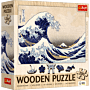 Puzzle drewniane 200 el. Wielka Fala w Kanagawie, Hokusai Katsushika - opakowanie thumbnail
