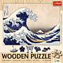 Puzzle drewniane 200 el. Wielka Fala w Kanagawie, Hokusai Katsushika - przód opakowania thumbnail