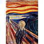 Puzzle drewniane 200 el. Krzyk, Edvard Munch - obrazek thumbnail