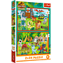 Puzzle Park Jurajski 2 x 24 el. Małe dinozaury - opakowanie thumbnail