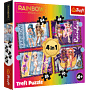 Modne laleczki, puzzle 4w1, zdjęcie 1 thumbnail