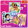 Puzzle 3w1 Disney, Piękne kwiaty - przód opakowania thumbnail