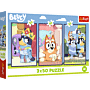Puzzle Bluey 3 x 50 el. Rodzina Bluey - opakowanie thumbnail
