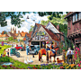 Puzzle 2 x 500 el. Sielankowe życie - zawartość opakowania 1/2 thumbnail