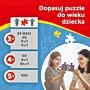 Puzzle Psi Patrol 10w1 Niezawodna druzyna Psiego Patrolu - dopasuj puzzle do wieku dziecka thumbnail