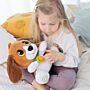 Zabawka interaktywna VTech Mój Przyjaciel Pies dziewczynka naciskająca przycisk thumbnail