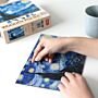Puzzle drewniane 200 el. Gwiaździsta Noc, Vincent van Gogh - kompletowanie układanki thumbnail