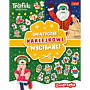 Książka aktywizująca Rodzina Treflików: Trefliki Ratują Święta. Wycinanki naklejkowe. Zwierzęta - przód okładki thumbnail
