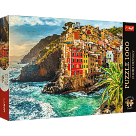 Trefl Premium 1000-Piece Photo Puzzle – Swiss Alps Village Scenery, For Adults & Teens