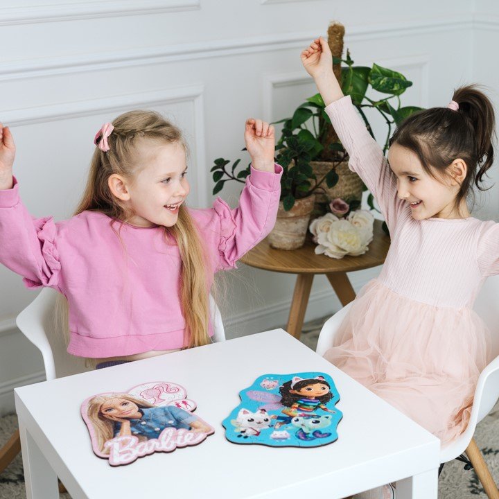 Puzzle drewniane Koci Domek Gabi 50 el. Wesoła Gabby | Trefl