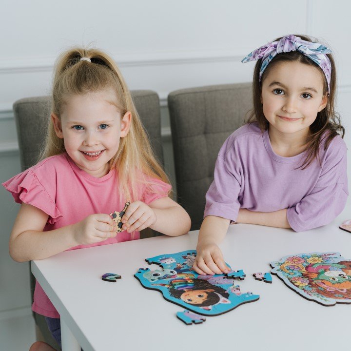 Puzzle drewniane Koci Domek Gabi 50 el. Wesoła Gabby | Trefl