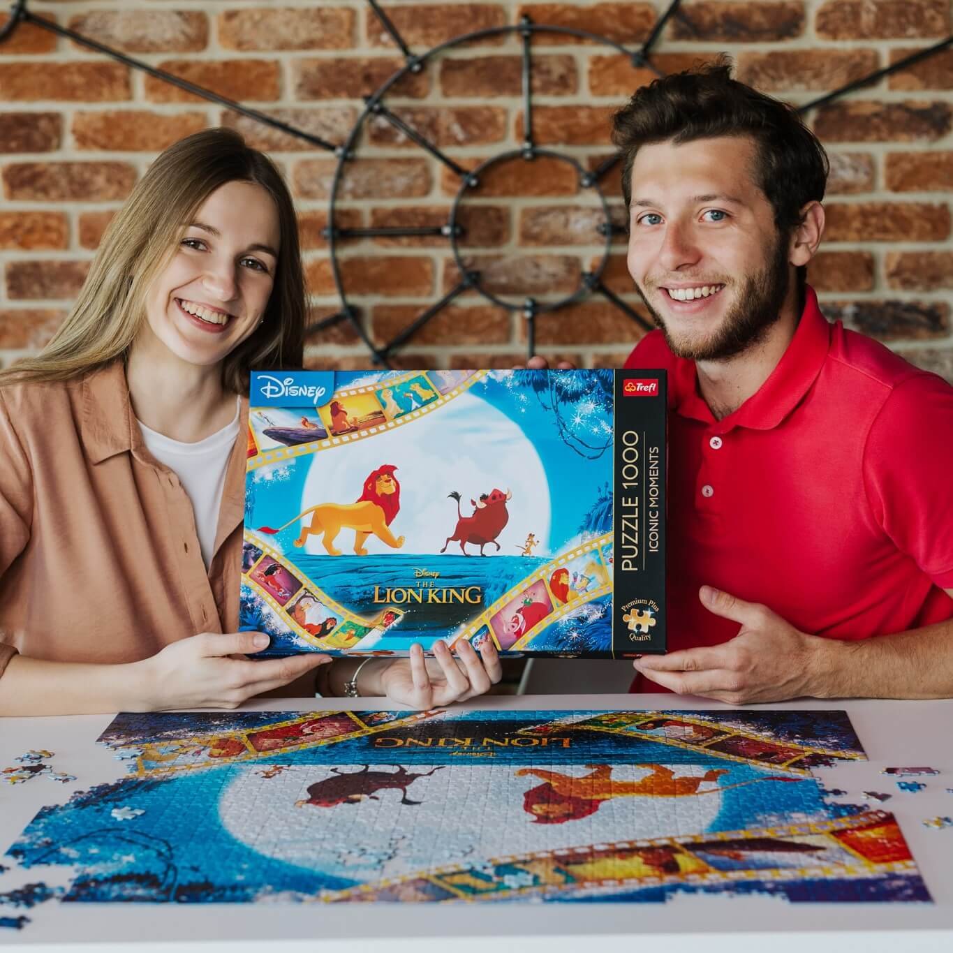 Puzzle Premium Plus Quality 1000 el. Iconic Moments: Król Lew | Trefl