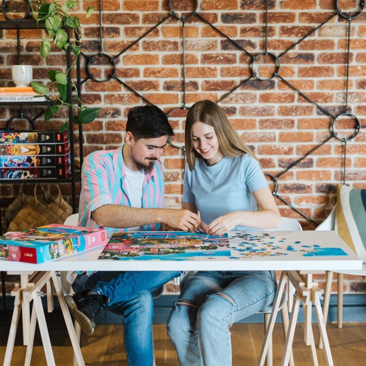 TREFL Puzzle Premium Plus The Art Of Colour: Syros, Řecko 1000 Dílků