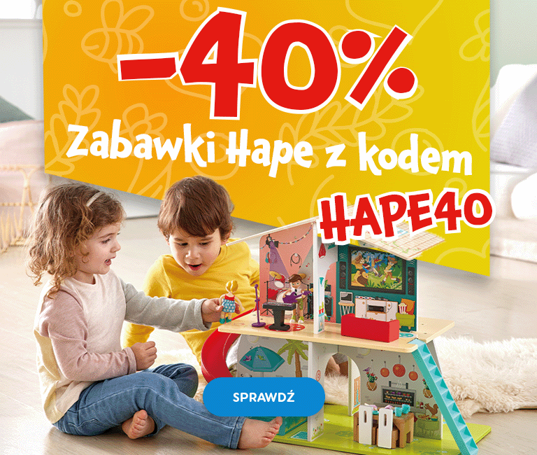 Promocja Hape -40% z kodem HAPE40