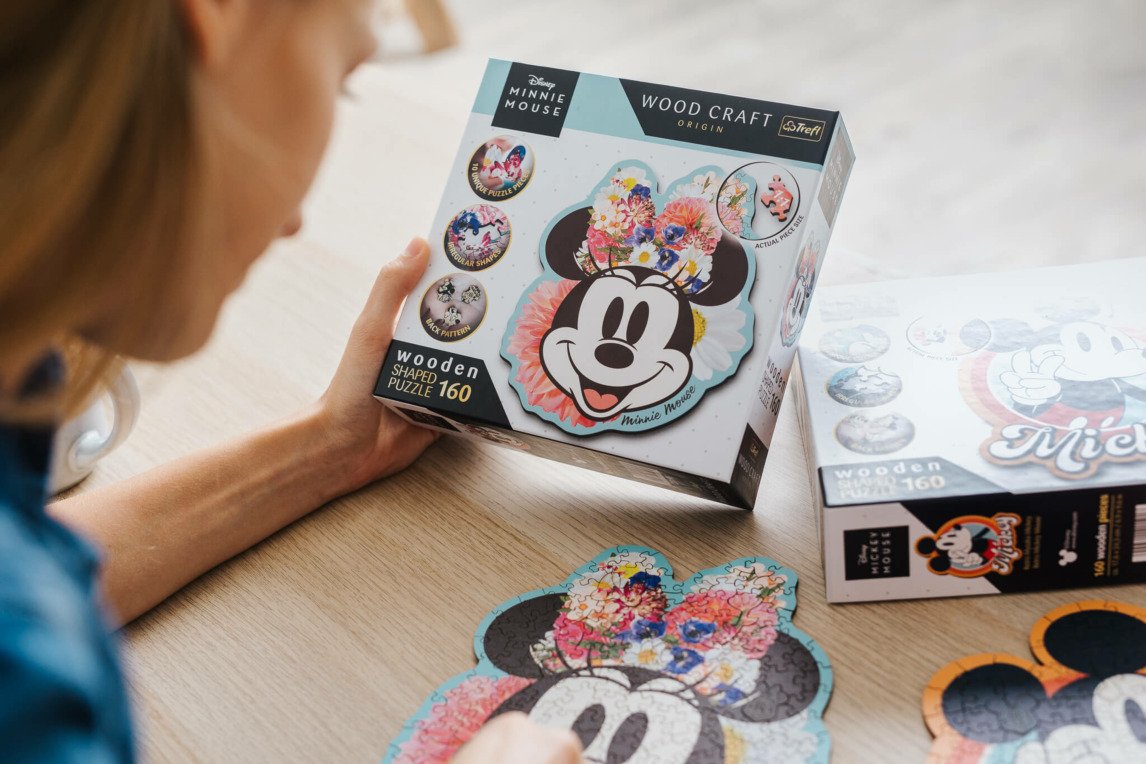 Nowe wzory puzzli drewnianych Wood Craft 160 elementów od Trefl!