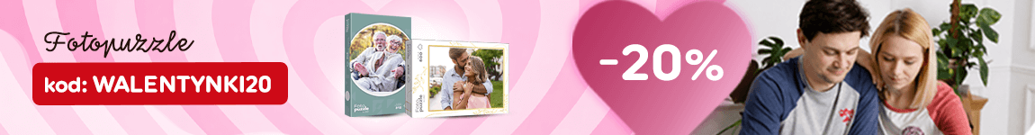 Fotopuzzle na Walentynki 20% taniej